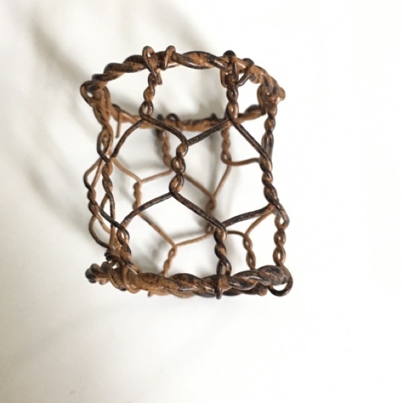 Pottery Barn 4 Napkin Holders, Farmhouse, Rustic, Minimalist, Natural - Picture 4 of 7